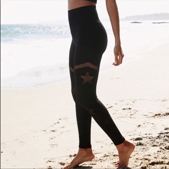 Spiritual Gangster Pants - Spiritual Gangster Mesh Star Leggings